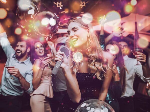 Delia's Rhinestone Karaoke Microphone