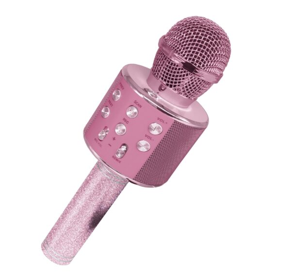 Delia's Glitter Karaoke Microphone Speaker
