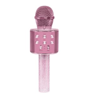 Delia's Glitter Karaoke Microphone Speaker