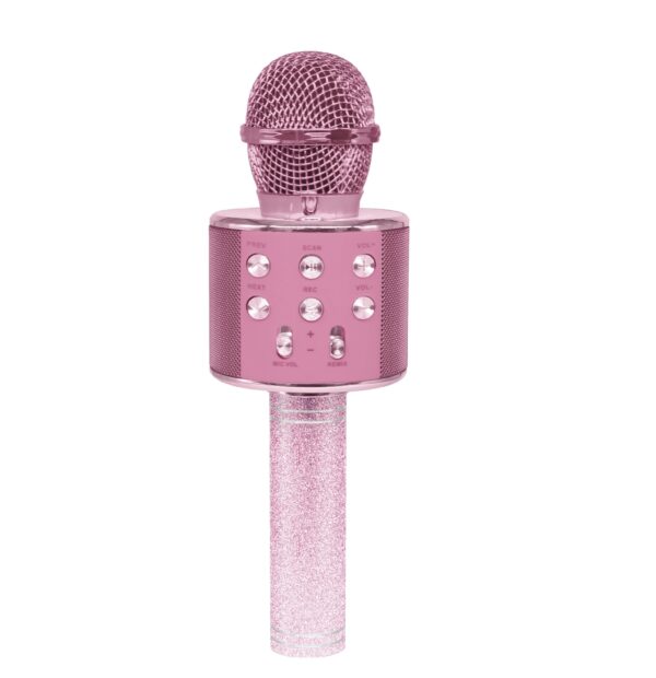 Delia's Glitter Karaoke Microphone Speaker