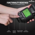 Commander Electronic Flash for Canon DSLR EOS Rebel T7, SL3, 4000D, 850D, 80D, 90D, 6D Mark II, 5D Mark IV, EOS R, RP, R5, R6, R7, R8, R10, R100, M200,M50 Mark II, M6, M5 Fully Automatic Speedlite E-TTL